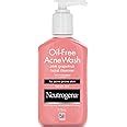 Neutrogena Oil Free Acne Wash | Pink Grapefruit | Deep Cleansing Face ...