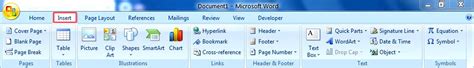 How to Use Insert menu in Ms (Microsoft) Office Word 2007 full Hindi ...
