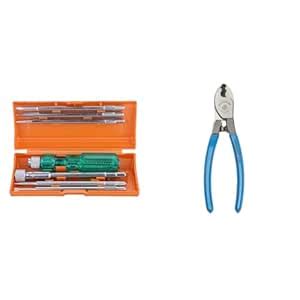 TAPARIA Screw Driver Set with Bulb - 840 (Neon, Silver and Green ...