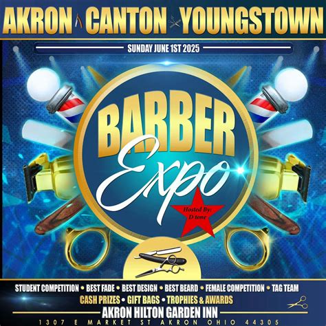 2025 Barber Expo, Hilton Garden Inn Akron, 1 June 2025 | AllEvents
