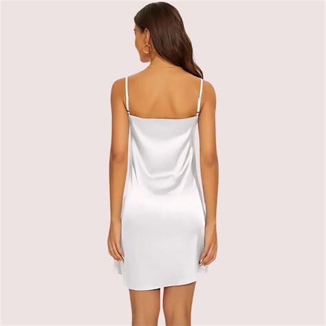 Luxe Silken Adjustable Slip Dress – French Daina