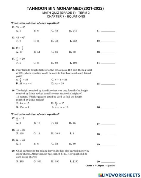 Image result for Maths Class 4 Chapter 7 Worksheet