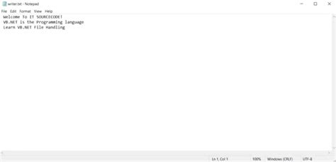 Image result for What Is VB.NET File Handling Create Command Sample Code