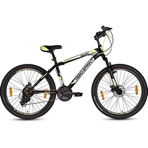 Hero Men's Howler 26 inches Wheel Size 21 Speed 17" Frame Steel Dual ...