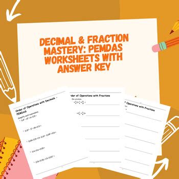 Image result for Order of Operations with Decimals Worksheet
