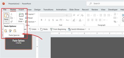 Image result for PowerPoint Paste Slide Keep Source Formatting