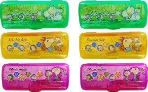 Flipkart.com | FULLY Pencil Box Set Of 6 Pencil Box With Stationery Set ...