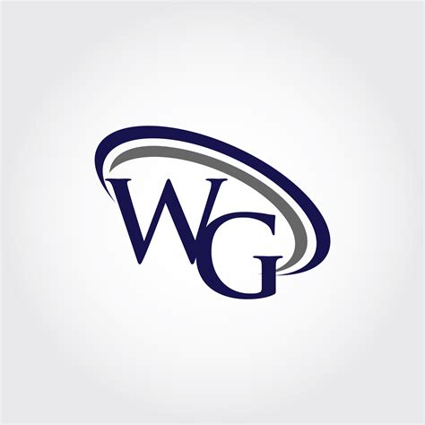 Monogram WG Logo Design By Vectorseller | TheHungryJPEG