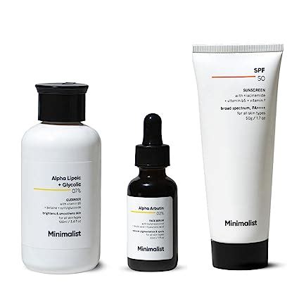 Minimalist Anti-Pigmentation Kit, Skin Care Routine Kit For Unisex ...