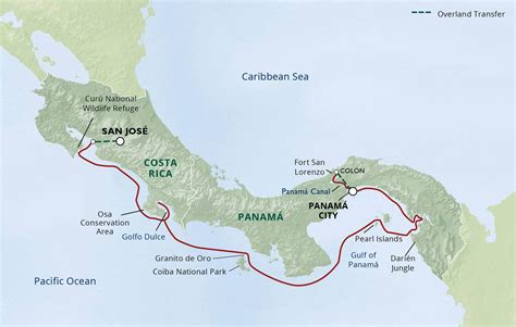 UNCA-Central-America-Costa-Rica-Panama-Canal-Culture-Adventure-Itinerary-Map - Sunstone Tours ...