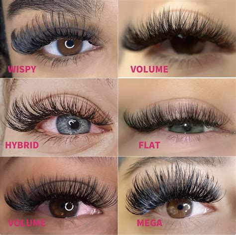 Eyelash Extensions Styles, Volume Lash Extensions, Wispy Eyelashes ...