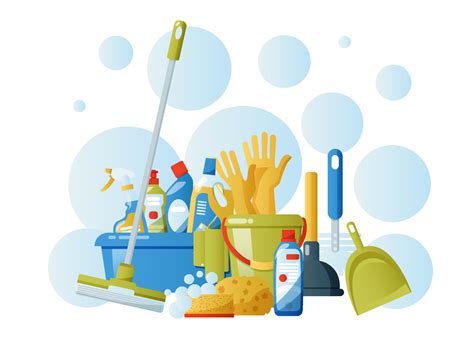 Housekeeping Supplies Clipart
