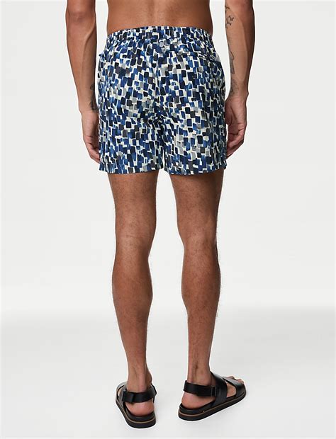 Buy Quick Dry Abstract Print Swim Shorts at Marks & Spencer