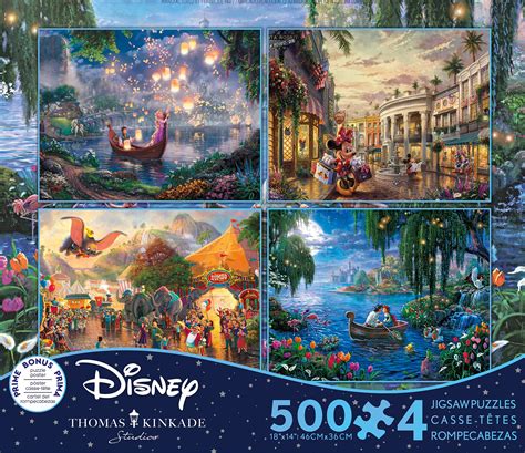 Buy Ceaco - 4 in 1 Multipack - Thomas Kinkade - Disney Dreams ...