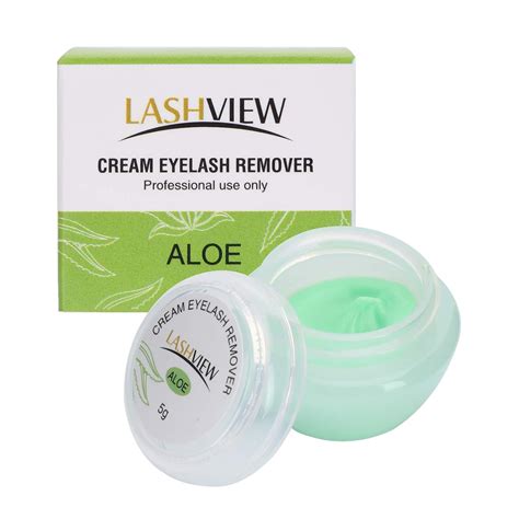 Amazon.com: LASHVIEW Eyelash Extension Remover Cream, Light Aloe Flavor ...
