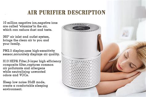 Factory Supply High Quality Portable Mini Air Purifier For Home Desktop ...