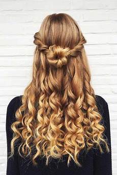 Homecoming Hairstyles Half Up Curly by Try 42 Half Up Half Prom Hairstyles Lovehairstyles Homecoming Hairstyles Half Up Curly