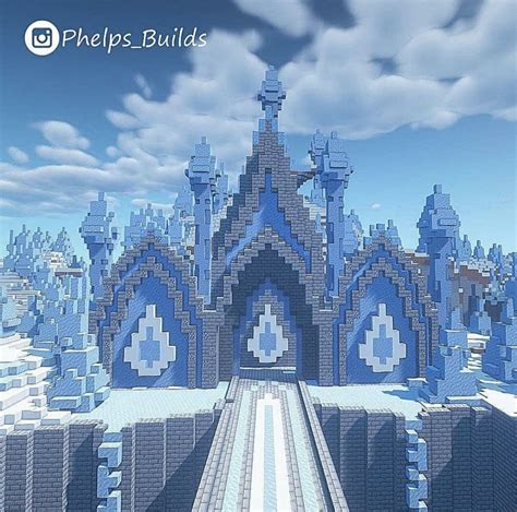 Image result for Minecraft Ice Castle Tutorial