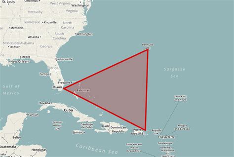 Mysteries Of Distance: Why The Bermuda Triangle Is Far From Bermuda