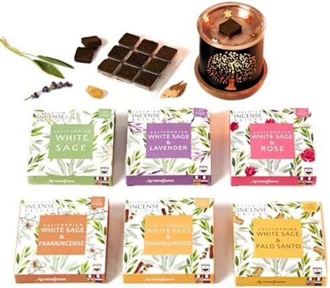 California White Sage Incense Bricks Refill Pack (3 x 9 Bricks) by ...