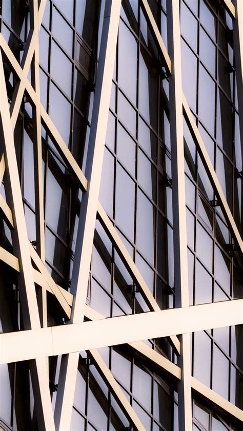 Download wallpaper 800x1420 building, facade, stripes, intersection ...