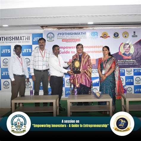 JITS Engineering College conducts a session on Empowering Innovators ...