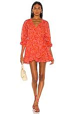 Lovers and Friends Reston Wrap Dress in Mitzy Ditsy | REVOLVE