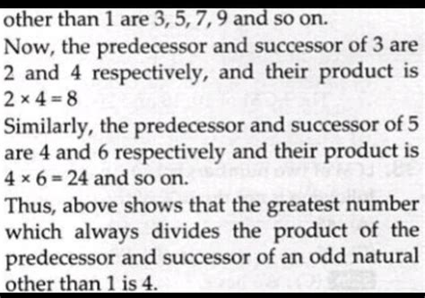 The largest number which always divides the product of the predecessor ...