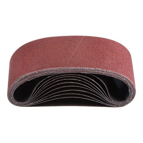 Uxcell 10 Packs Sanding Belts 3 x 18 Inch Belt Sander Paper 120 Grit ...