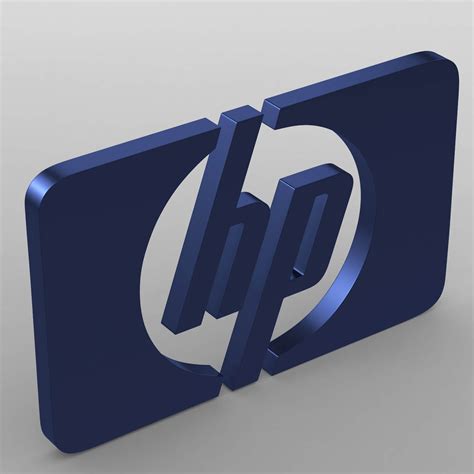 Hewlett Packard Logo - 3D Model by 3d_logoman