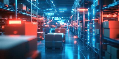 Tech warehouse | Premium AI-generated image