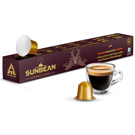 SUNBEAN Panagiri Gourmet Coffee Capsules Box | Intensity - 8 ...