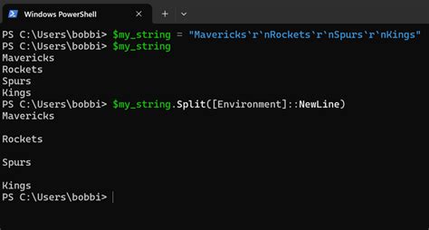Image result for How to Do New Line in PowerShell Output