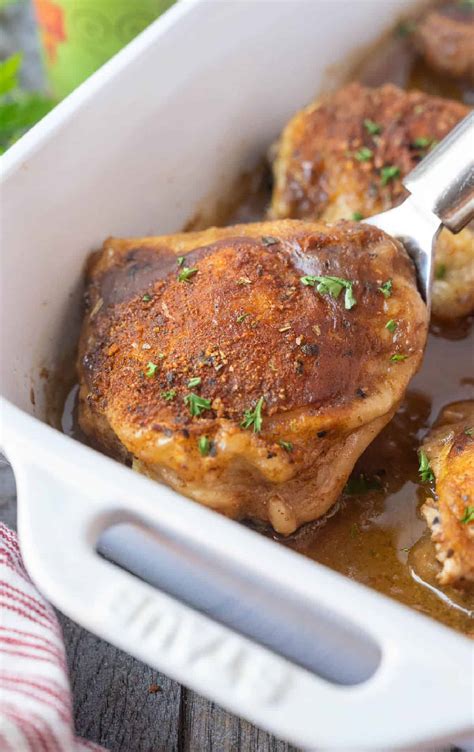 Baked Chicken Thighs In Barbecue Sauce at Angel Singleton blog