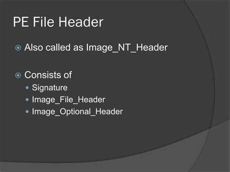 Image result for Pe File Format