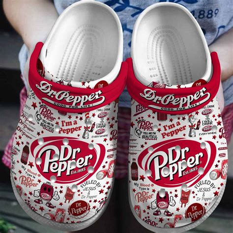 Footwearmerch Dr Pepper Drink Crocs Crocband Clogs Shoes Comfortable ...