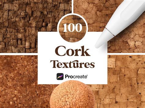 100 Procreate Cork Textures, Digital Download - Etsy