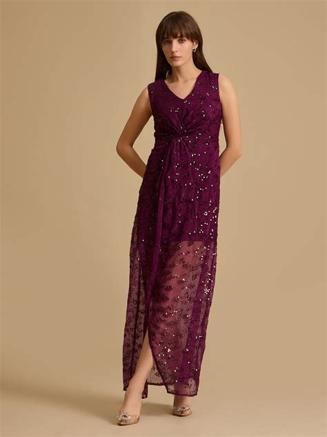Vino Embellished Maxi Dress – KAZO