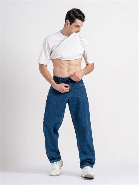 Red Tape Mens Baggy Fit Jeans | Relaxed Streetwear Style | Redtape