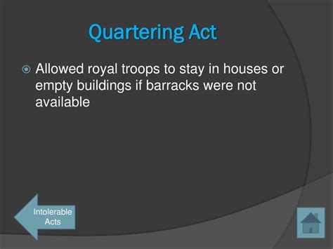 PPT - Roots of Revolution: Proclamation of 1763 to Intolerable Acts ...