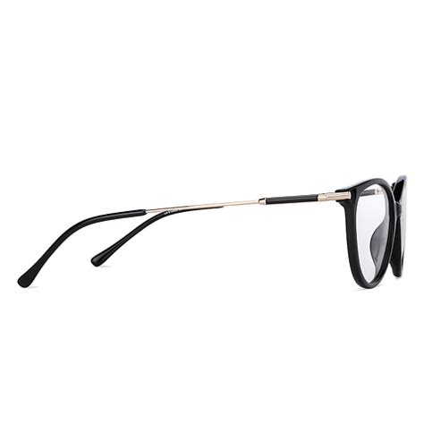 Buy Black Gold Black Full Rim Cat Eye Lenskart Air fusion LA E12693-C1 ...