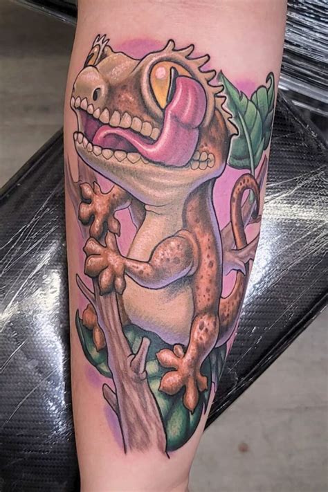 31 Unique Crested Gecko Tattoo Ideas - ThePetEnthusiast