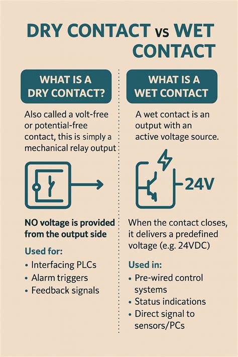 Understanding Dry vs Wet Contacts in Electrical Systems | Anindita Dey ...