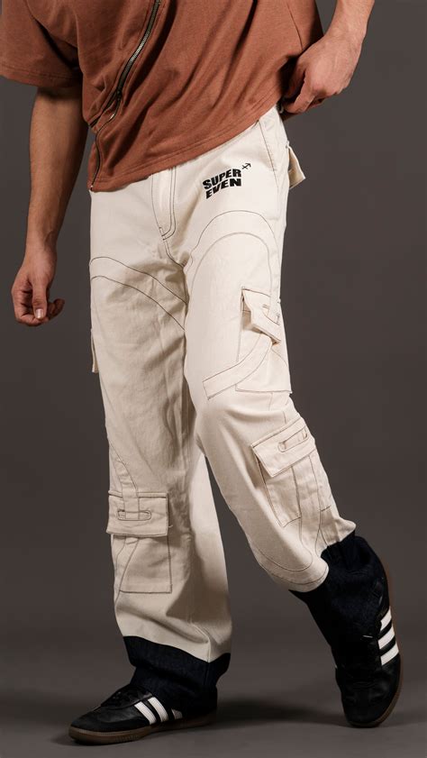 DENIM FLAP SE CARGO PANT/ BEIGE – Supereven