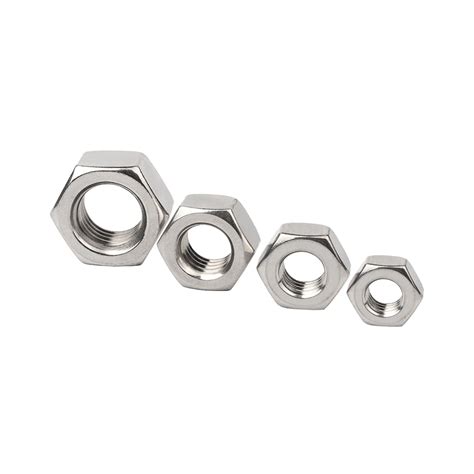 304 Stainless Steel DIN934 Hexagon Hex Nut for M1 M1.2 M1.4 M1.6 M2 M2 ...