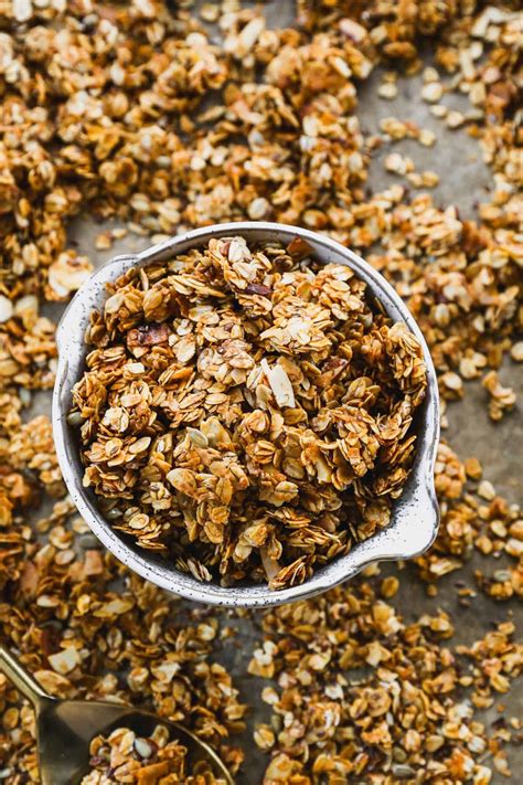 Our Homemade Granola recipe is healthy, incredibly easy to make, and ...
