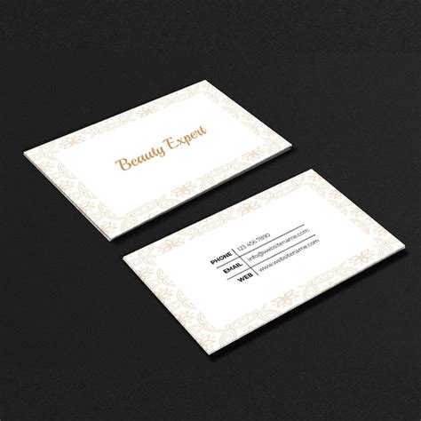 White Business Card Design 的图像结果
