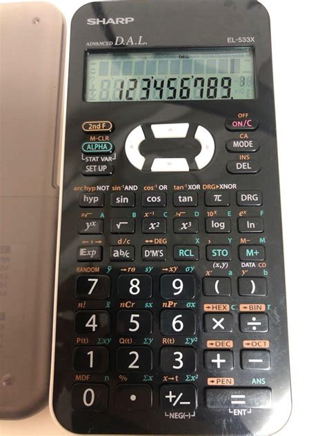 Function Table Mode in Sharp Calculator 的图像结果