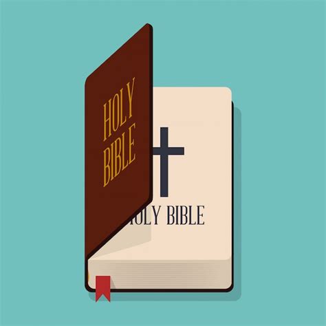 Holy bible design. | Premium Vector