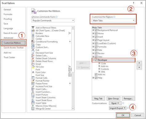 Image result for Excel Developer Tab Missing